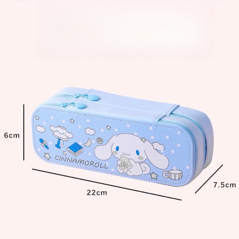 

Jual Produk Tempat Pensil Dual Zipper Sanrio Kotak Pensil Kapasitas besar Kuromi Melody Cinnamoroll