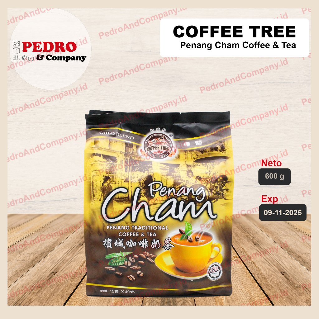 

Coffee tree Penang Cham 600 gram isi 15 pc kopi krimer gula traditional coffee tea creamer