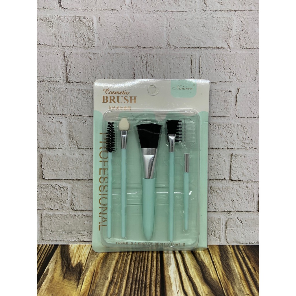 

Kuas Make Up Nalamei 5in1 | Make Up Cosmetic Brush | Kuas set isi 5