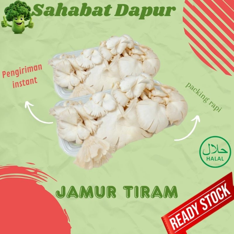 

Jamur Tiram - sayuran segar - Sahabat dapur Delivery