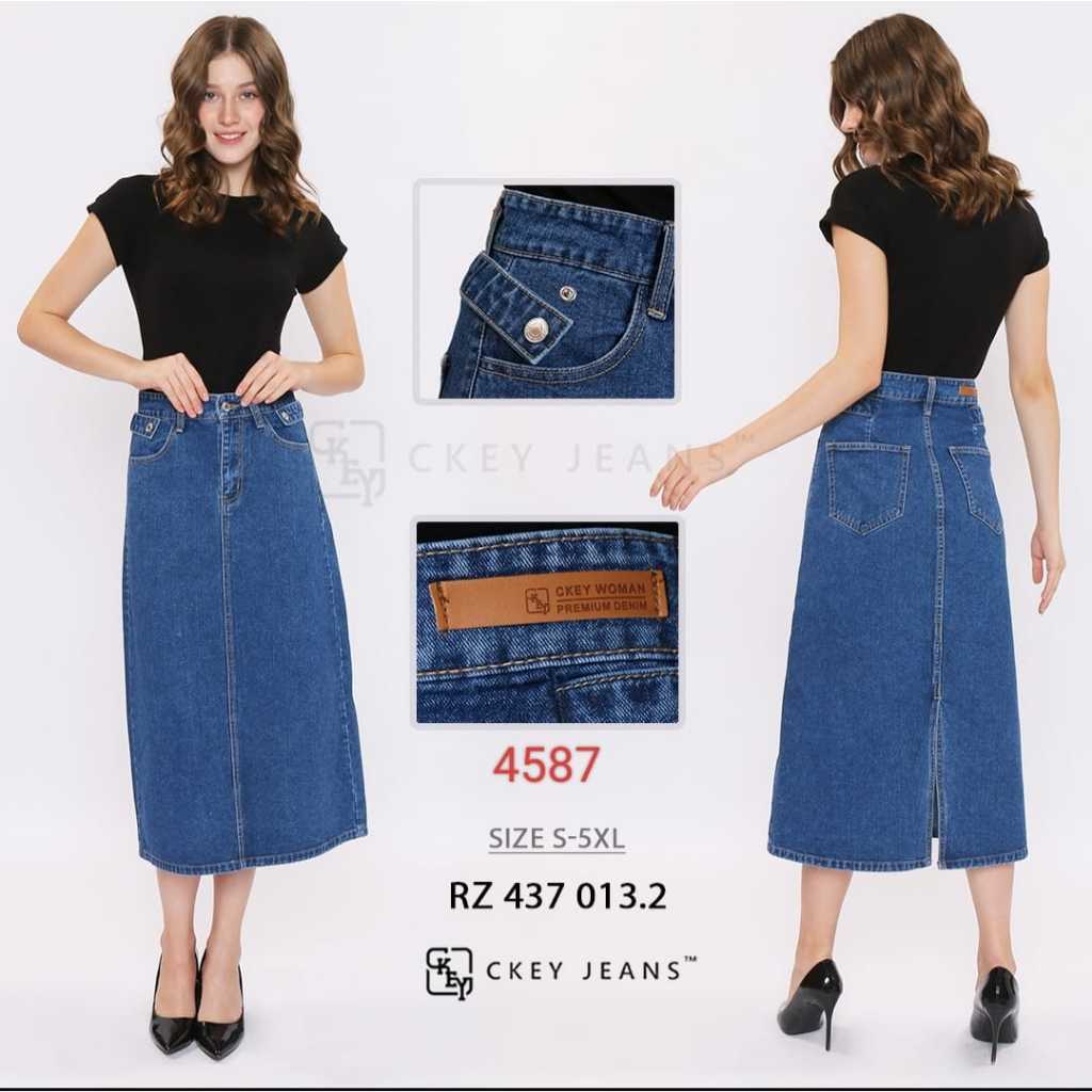 rok jeans ckey 4587