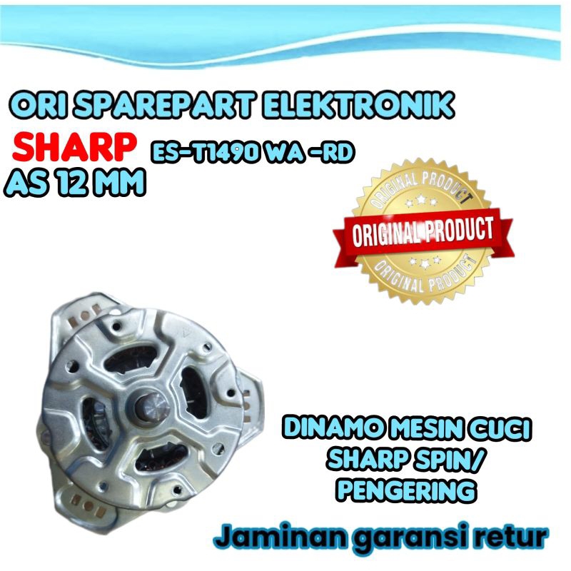 dinamo spin/ pengering mesin cuci sharp es-t 1490 wa-rd