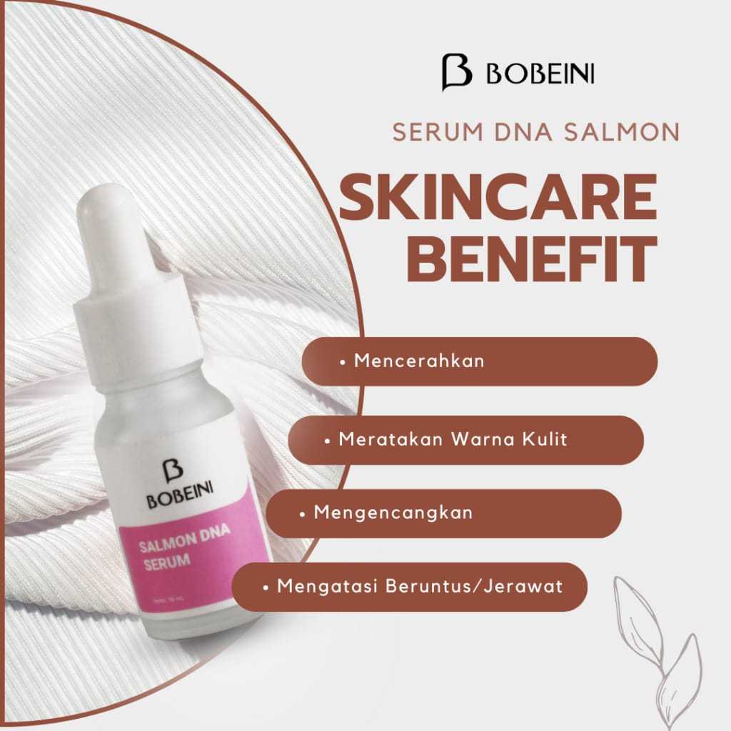 BOBEINI = Salmon DNA Serum Wajah 20 Ml BPOM / Serum Pencerah Wajah / Serum DNA Salmon Serum