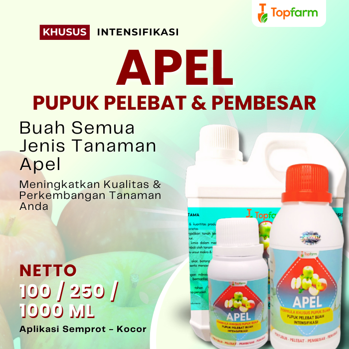 Pupuk Apel Cepat Berbuah / Pupuk Penyubur Tanaman Apel / Pupuk Pelebat Buah Apel / Pupuk Booster Ape