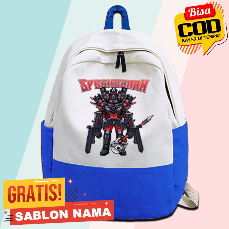 TAS RANSEL TAS SEKOLAH ANAK MOTIF NEW TITAN UPGRADED TITAN SPEAKERMAN SKIBIDI TOILET MULTIVERSE