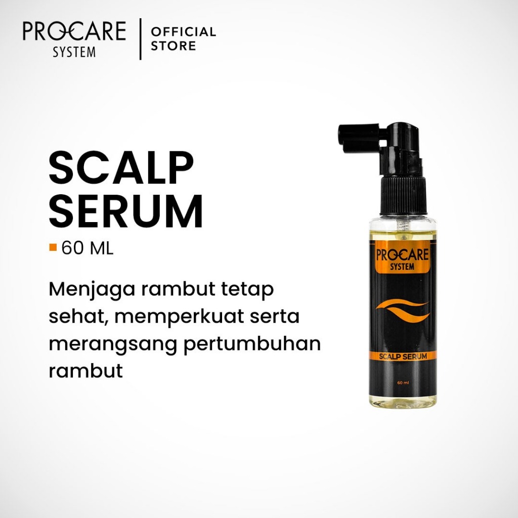 Procare System Scalp Serum 60ml Serum rambut sangat rontok,penumbuh rambut Founder by RUDY HADISUWAR