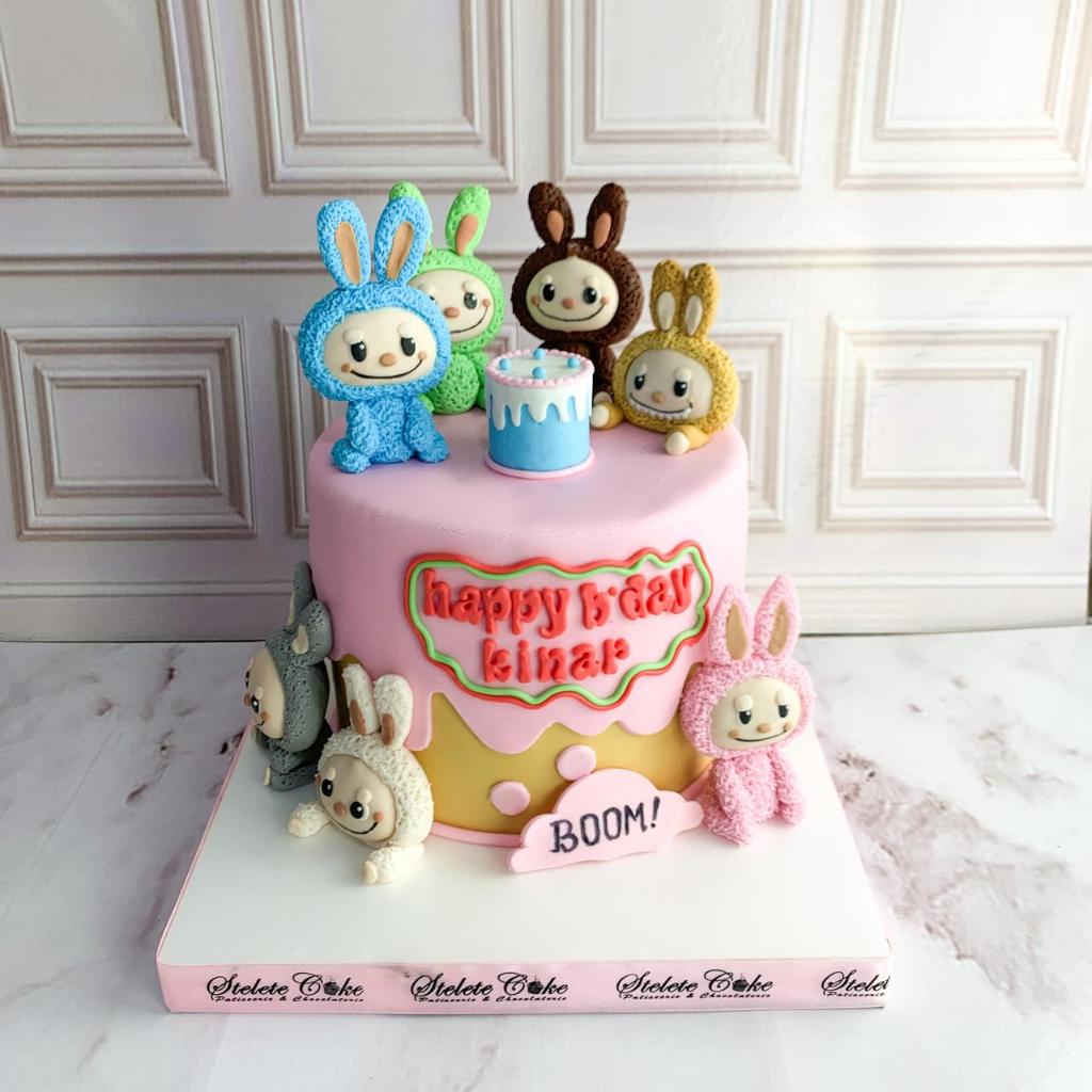 

Kue Ulang Tahun/Birthday Cake/Kue Ultah Tema Labubu/Kue Birthday Jakarta/Labubu Pink