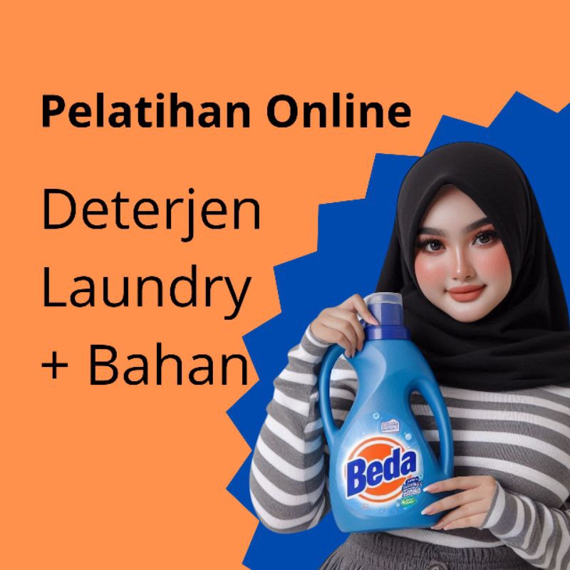 Pelatihan Online Membuat Deterjen Laundry Atau Sabun Cuci Pakaian Plus Bahan