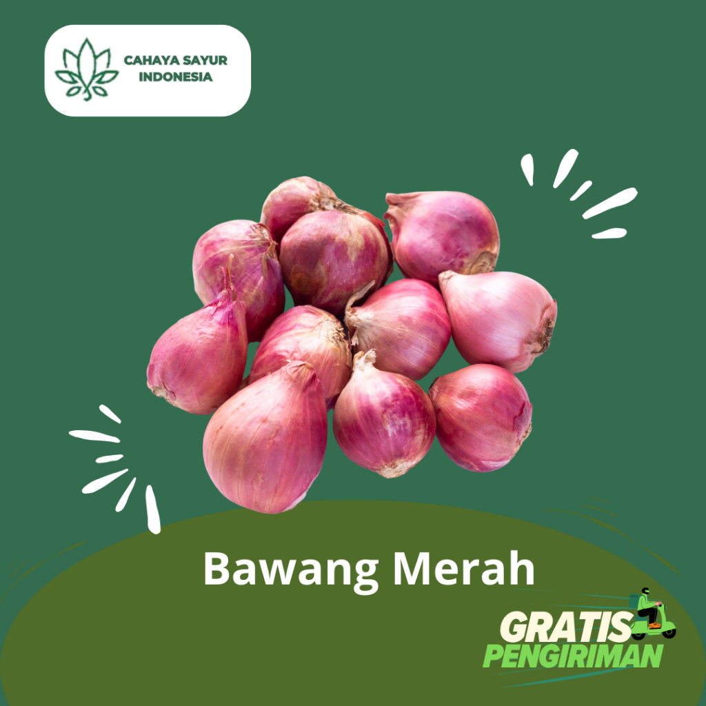 

Bawang Merah Brebes Super / Bawang Merah Besar 1KG + Gratis Ongkir