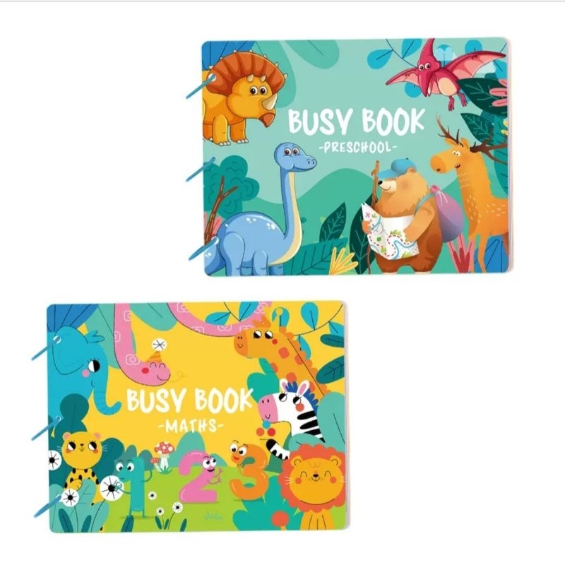 BUKU AKTIVITAS ANAK QUIET BOOK BUSY BOOK - PRESCHOOL AND MATHS