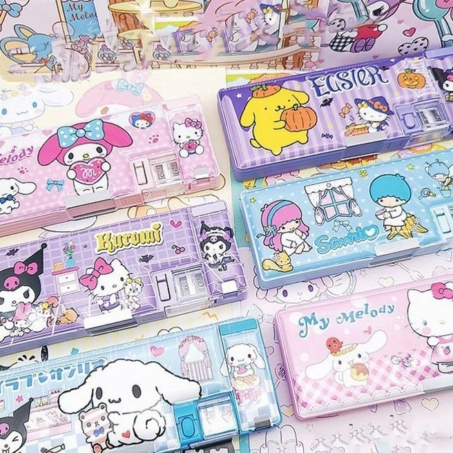 

KI3 TERFAVORIT KOTAK PENSIL 2 SISI DENGAN PENUTUP MAGNET RAUTAN MOTIF KUROMI CINNAMOROLL