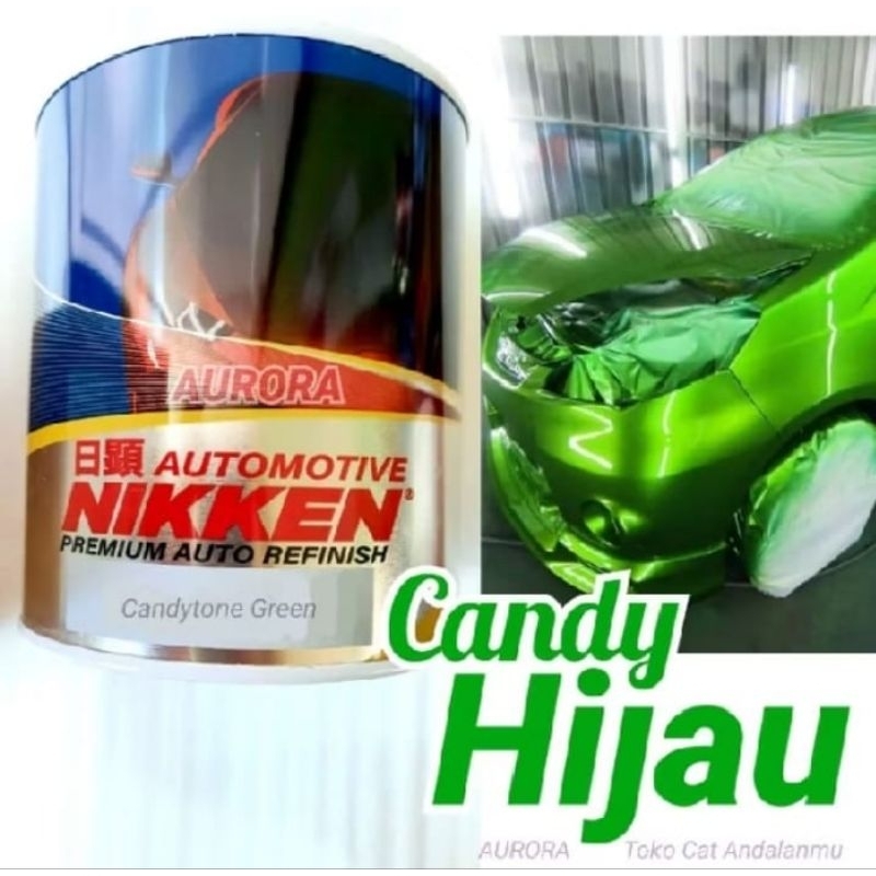 Cat Candytone Green Nikken/Cat Candy Hijau Nikken