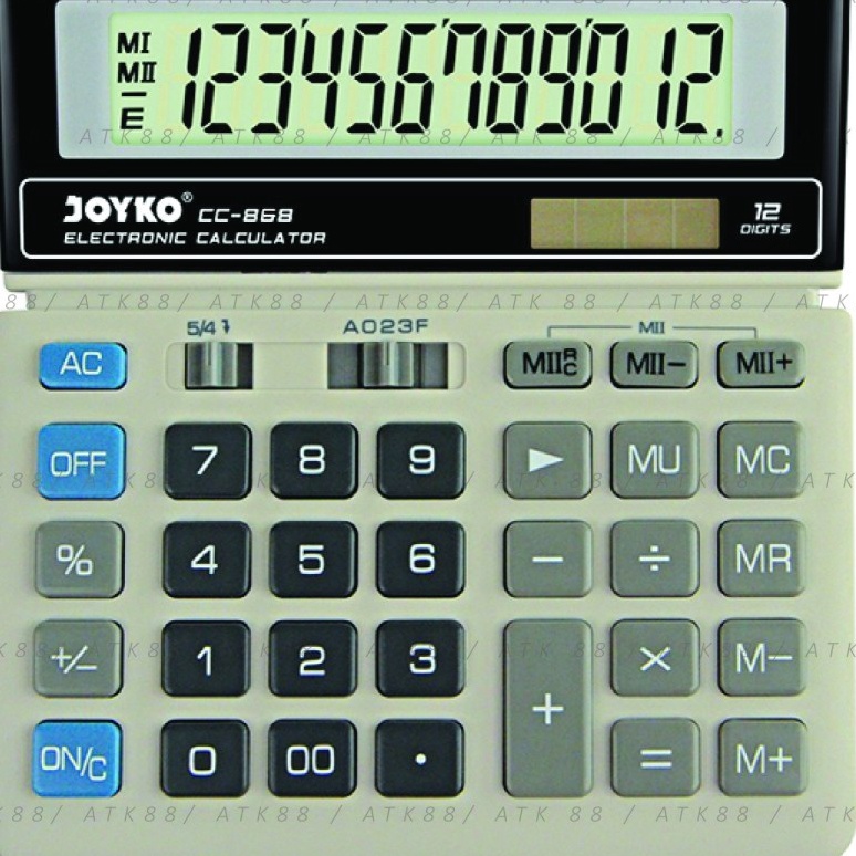

Bonus Kalkulator Joyko CC868 12 dit