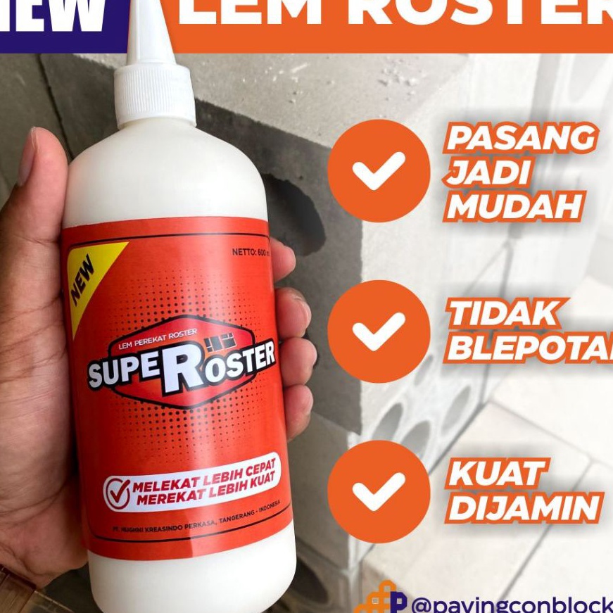 

Super Lem Perekat Roster Roster 6 gr Perekat Khusus Roster