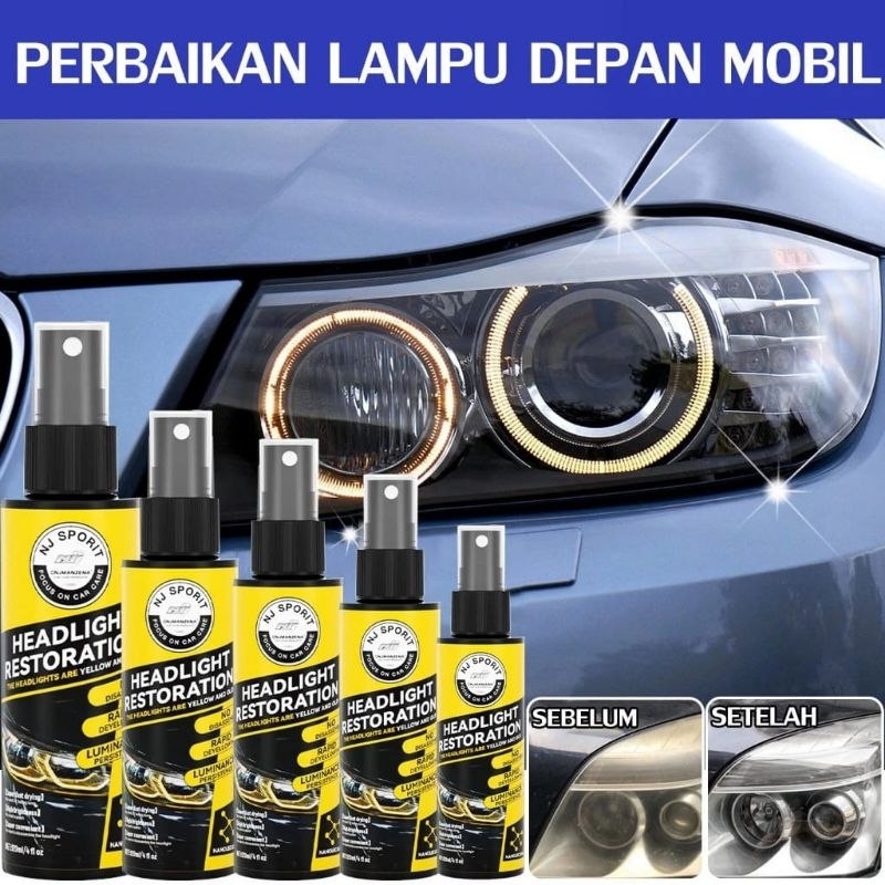 Pembersih Lampu kaca Mobil / Cairan Pengkilap kaca Mobil (YiwuMotor)