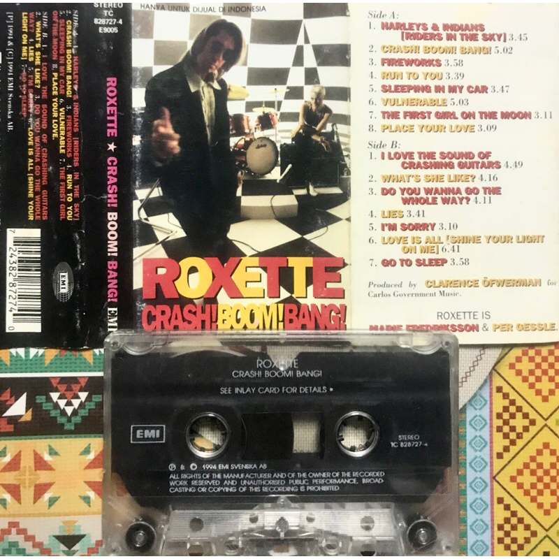 KASET PITA ROXETTE CRASH BOOM BANG