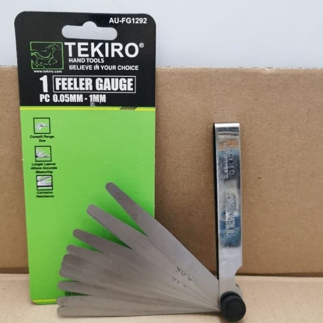 

KP8 ORANGE Kunci Stel Klep Fuller Blade 13 pcs Feeler Gauge tekiro