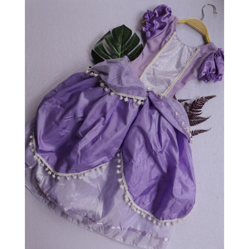 Kostum Anak Princes Sofia / Sofia Costume / Dress Anak Kualitas Premium