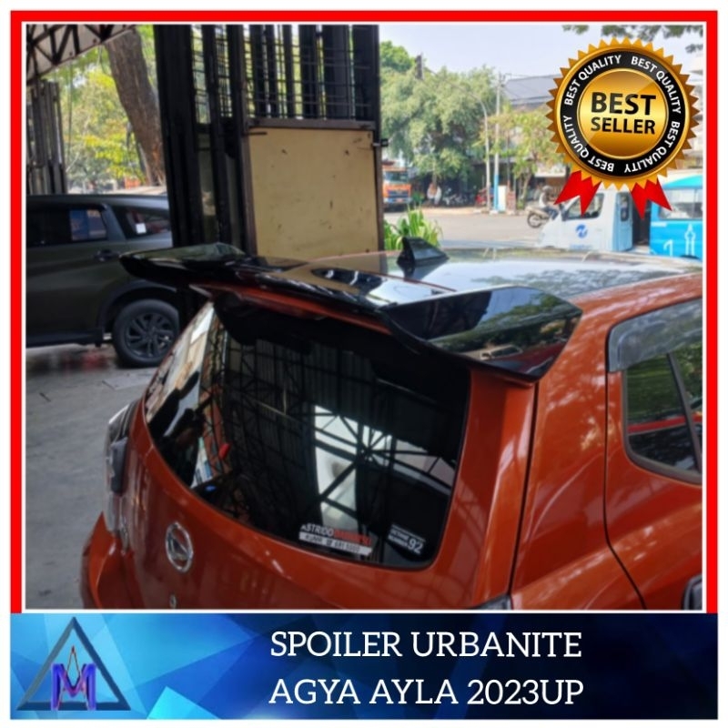 Wing Spoiler Atas Urbanite Agya 2023 Plastik Wing Bagasi Urbanite Ayla 2023 2024 Plastik