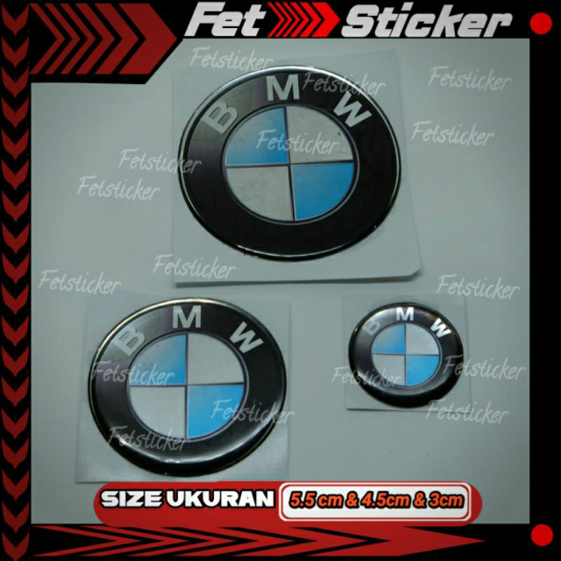 Emblem Logo BMW / Emblem Timbul Bmw Bulat
