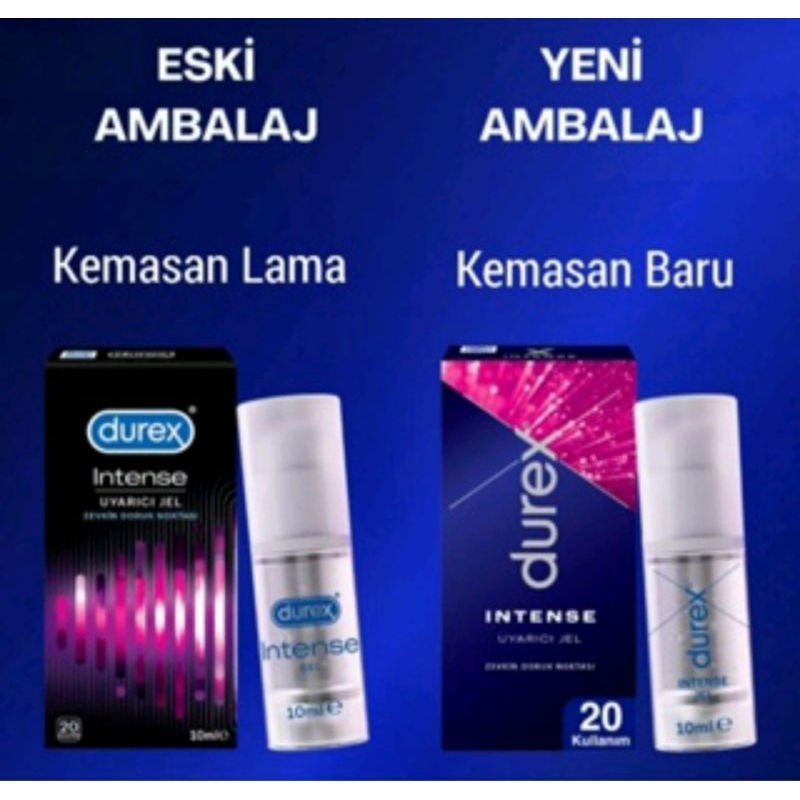 Pelumas lubricant Durex intense gel orgasmic 10ml for Woman