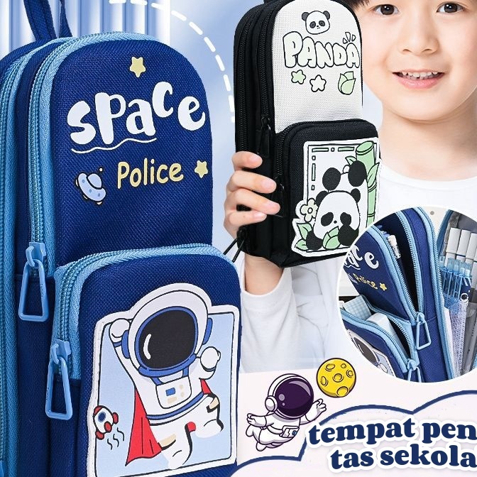 

HJ6 Tinggi Tempat Pensil Anak 3D 6 Lapis Kapasitas Tahan Air Kartun Karakter Kreatif Tempat Pensil Tas Sekola LakilakiPerempuan