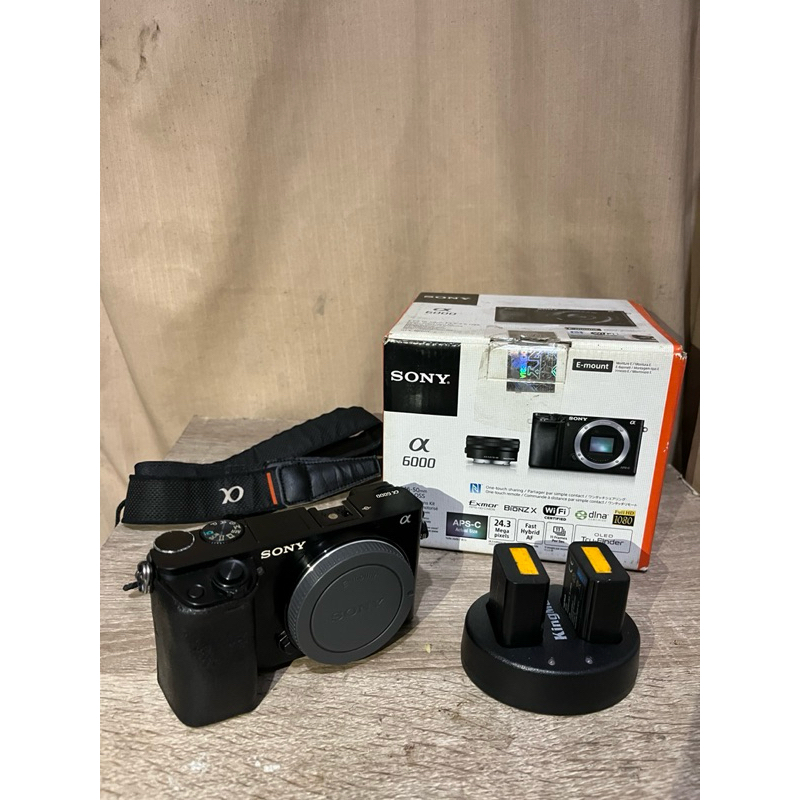 KAMERA SONY A6000 BODY ONLY SECOND/BEKAS MULUS