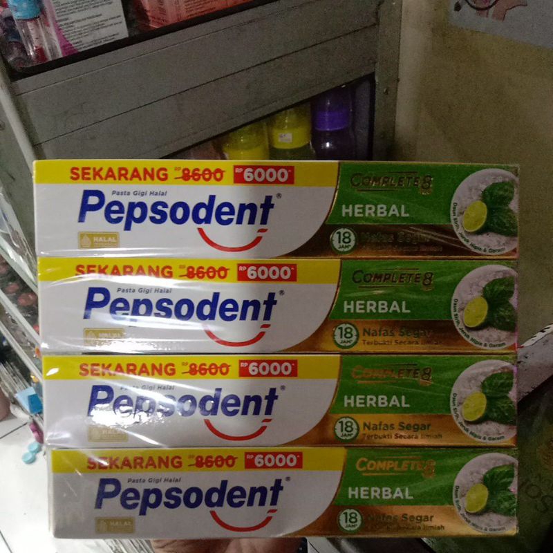 Pepsodent Complete 8 Herbal 65g