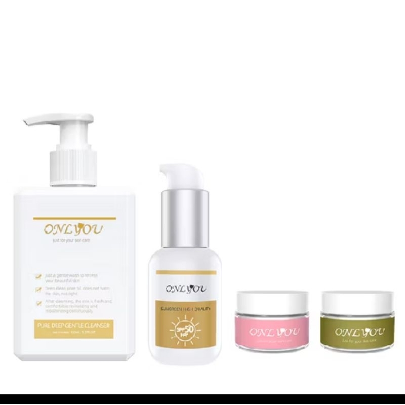 onlyou skincare hemat 4 pcs/3pcs