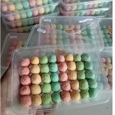 

onde onde rainbow frozen tinggal goreng cemilan