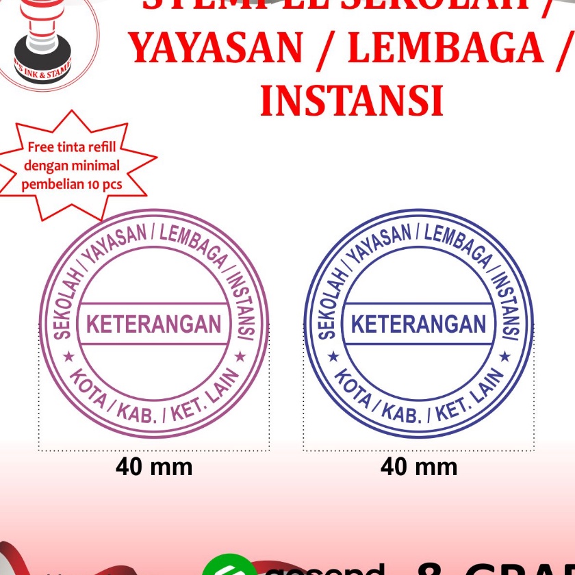 

KI3 STEMPEL SEKOLAH YAYASAN LEMBAGA INSTANSI