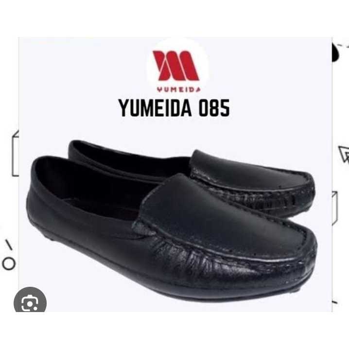 Sepatu Kerja Wanita Karet Perempuan Pansus Yumeida 085 Hitam
