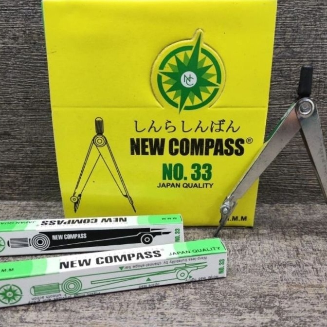 

KI3 Jangka Compass no 33 isi pensil isi 24pcs