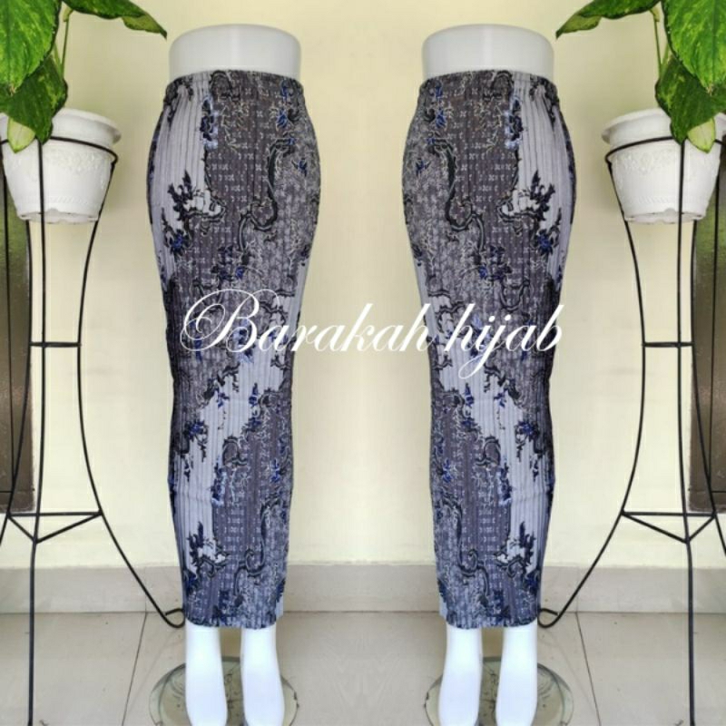 Rok Batik Kebaya Prisket Rapih Model Panjang 100 Cm Lingkar Pingan 140 Cm Motif Bawahan Tebal Rempel
