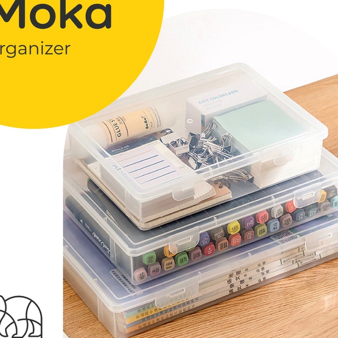 

FG2 IKONEMOKA Stationery Organizer Tempat Penyimpanan Alat Buku Tulis Kotak Buku Kotak Stationery Pen Pensil Storage Organiser Kotak Penyimpanan Dokumen Berkas Kes