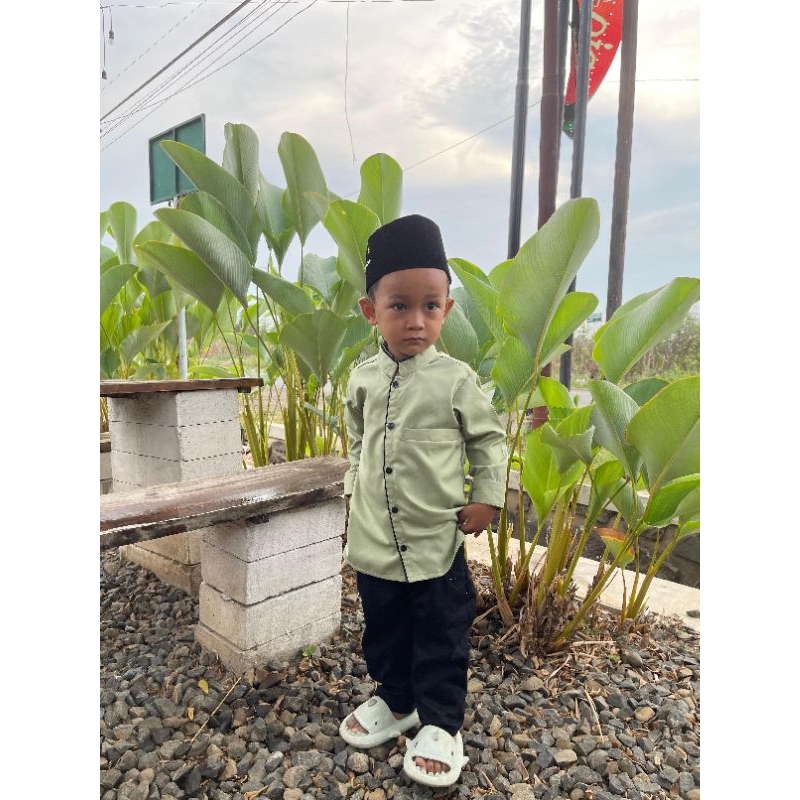 Baju koko anak laki laki 3 tahun/baju koko panjang anak laki laki