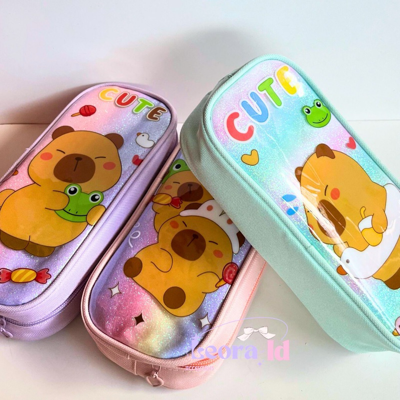 

Leora - Capybara Pencil Case | Kotak Pensil Capybara | Kotak Pensil | Capybara