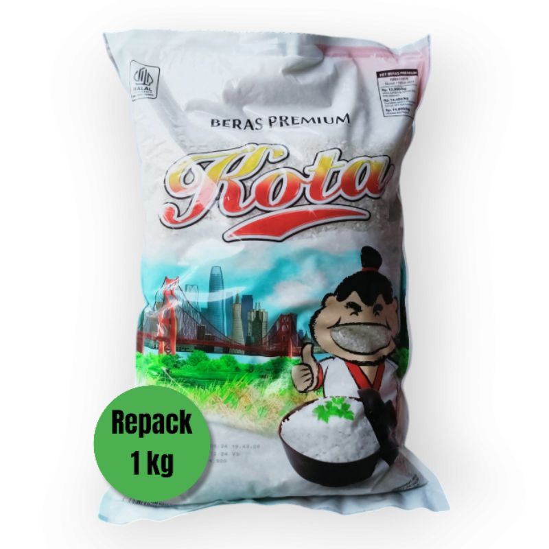 

Beras Kota 1 kg Repack