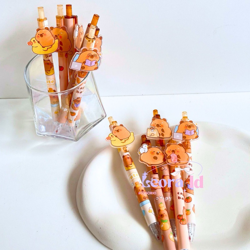 

Leora - Capybara Pulpen | Pen Capybara | Pulpen Sekolah | Pulpen Karakter | Pulpen Anak | Pulpen Capibara
