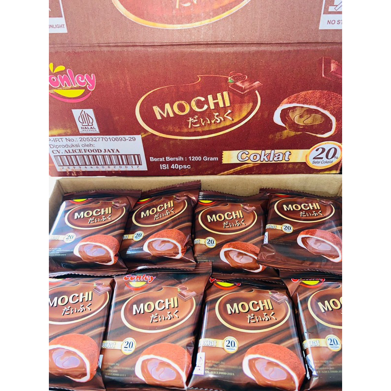 

10PCS CONLEY MOCHI SUPER COKLAT PREMIUM 30GR KEMASAN MINI KUE VIRAL