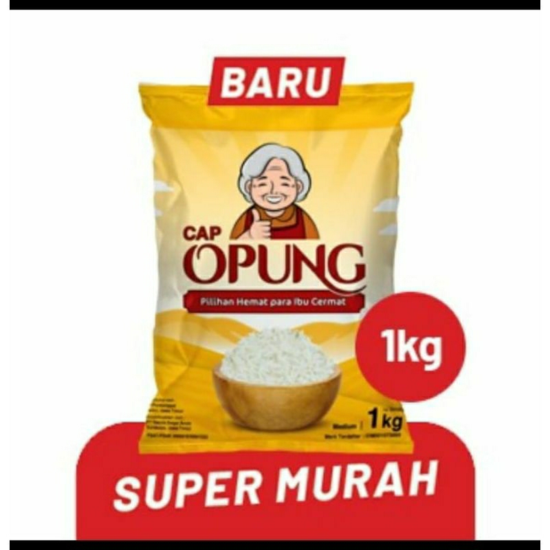 

Beras Cap Opung 1 Kg Murah Pulen Promo Surabaya