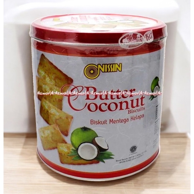 

Nissin Butter Coconut Biscuit 345gr Biskuit Mentega Kelapa Snack Kelapa Kaleng Nisin