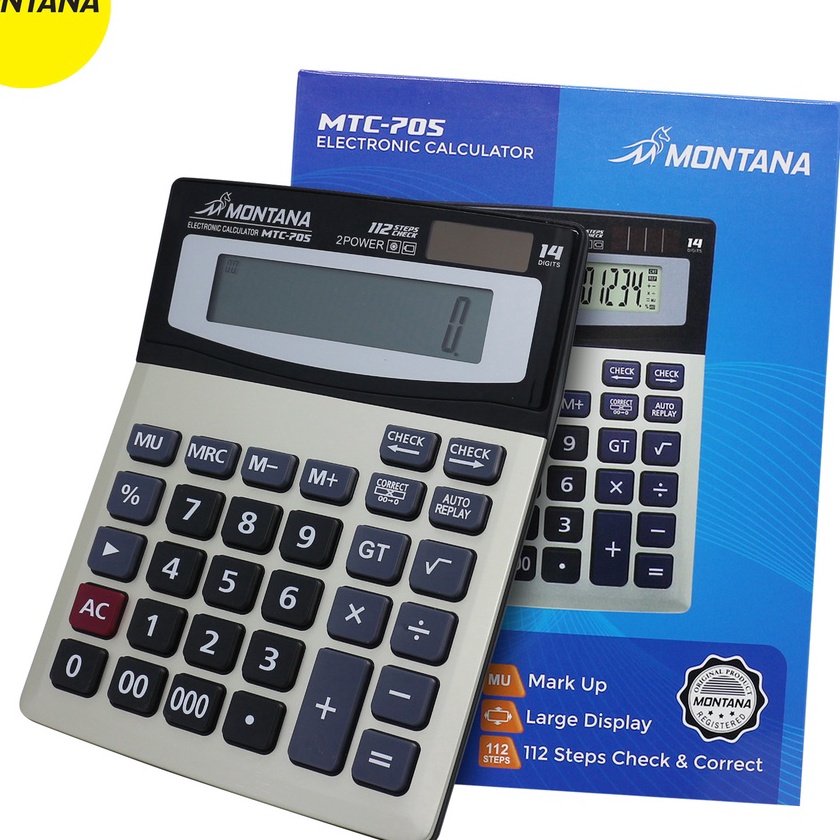 

KF7 MONTANA Calculator Kalkulator Montana MTC 75 14 Dits