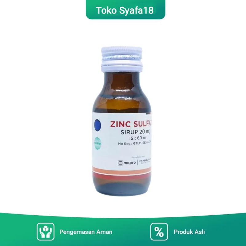 Zinc syr 60ml PT Mepro