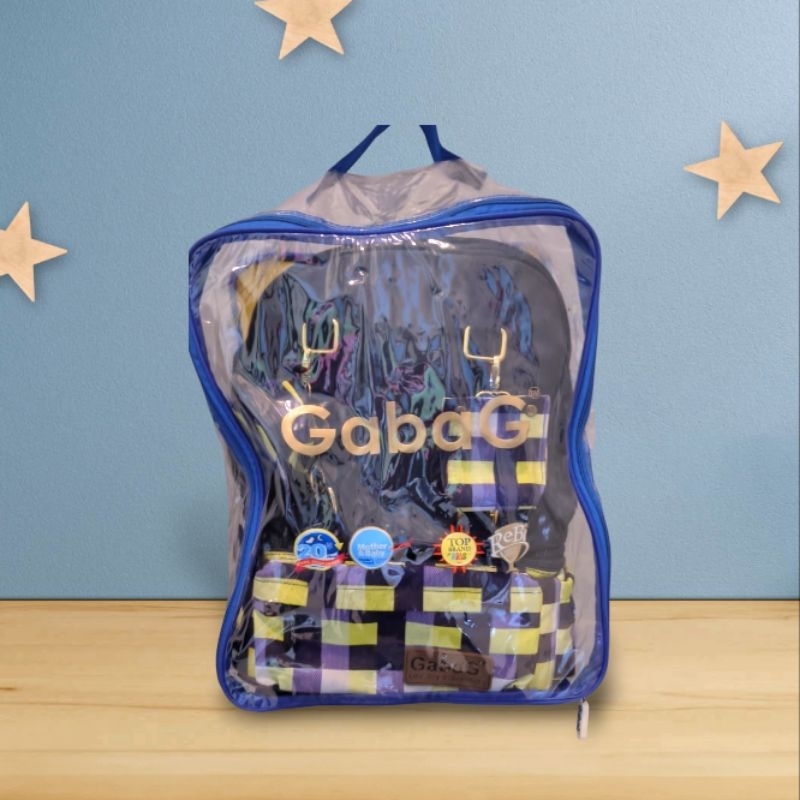 Tas Merk Gabag Series Tartan