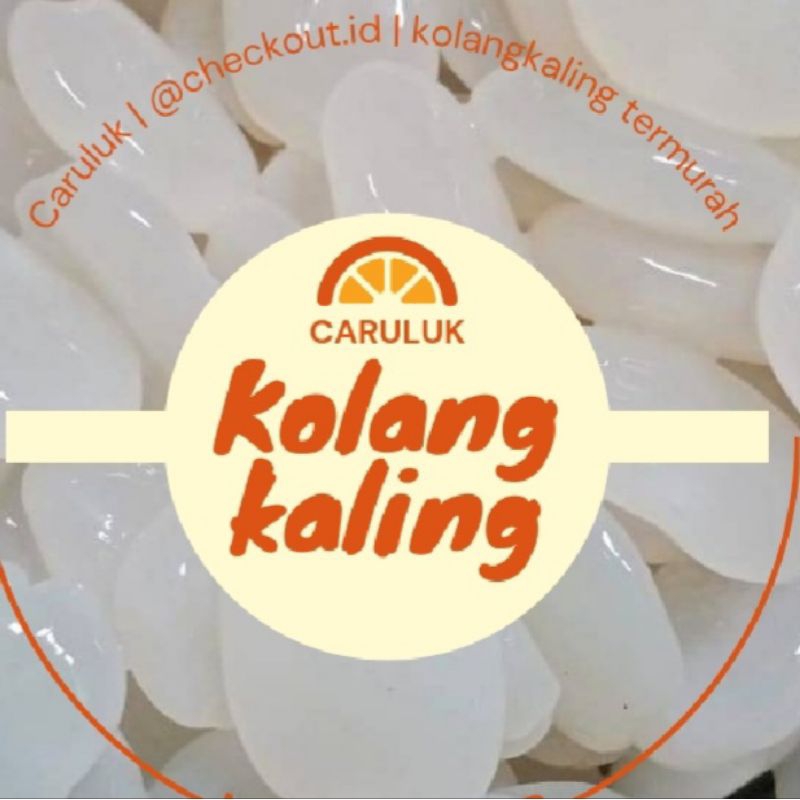 

Caruluk Fresh Kolang Kaling Mentah Murah 1 Kg