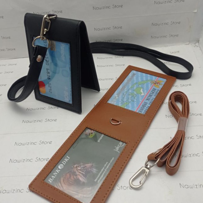 

KF7 TEMPAT ID CARD MAGNET 2 KARTU DENGAN TALI GANTUNGAN