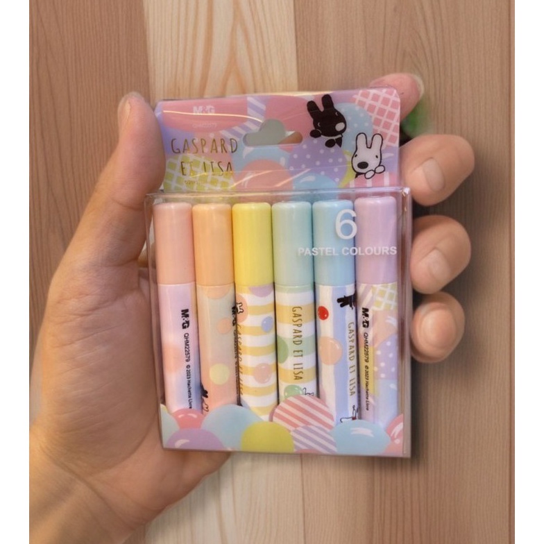 

Wow MG M Hhlhter ET LISA Pastel 6 Colors Stabillo M Pastel GASPARD ET LISA 6 Warna QMH22579