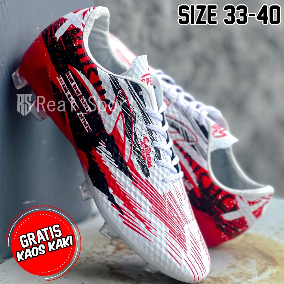 Super Sale SEPATU BOLA Specs GARUDA ATTACK SIZE 333435363738394 BONUS KAOS KAKI Sepatu Bola Specs AN