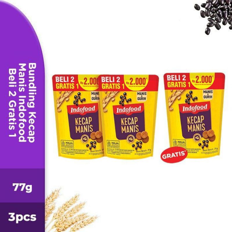 

kecap indofood refill 77 gram